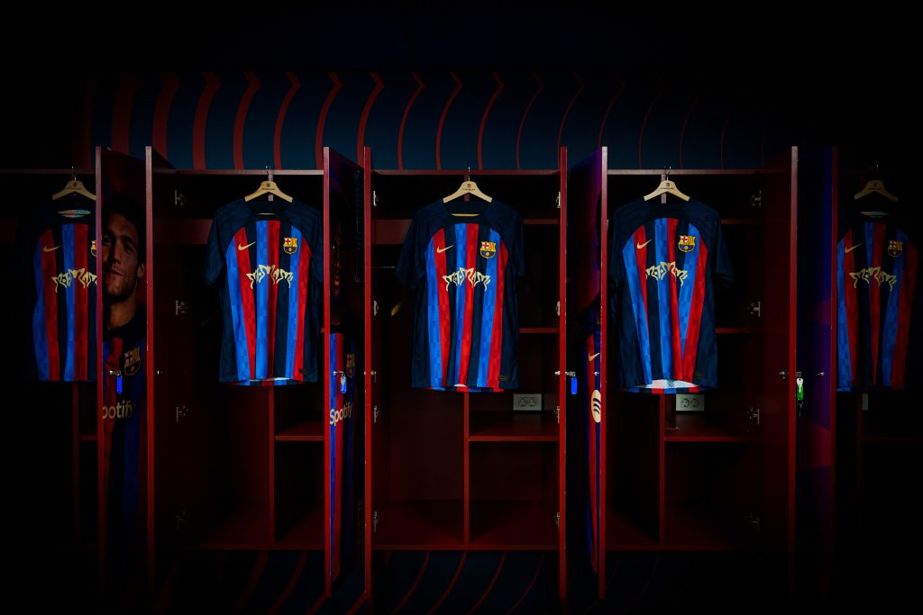 Mallas cortas azul Barça - Mujer – Barça Official Store Spotify