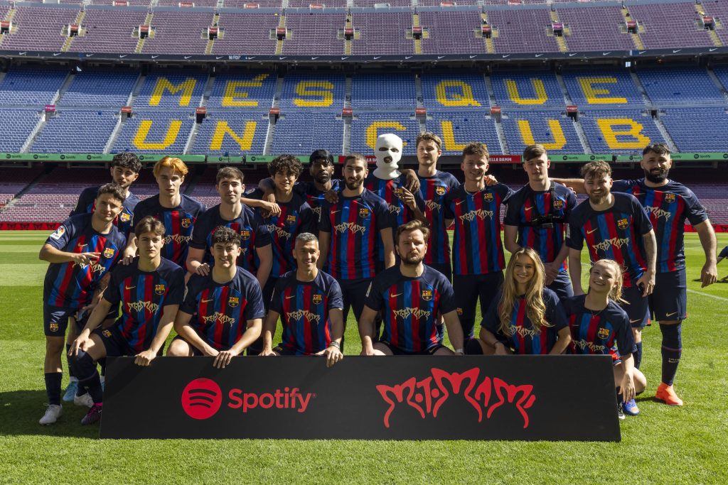 Spotify and FC Barcelona Team Up With The Rolling Stones on a Special El  Clásico Shirt, Merchandise Collection, and Matchday Playlist — Spotify