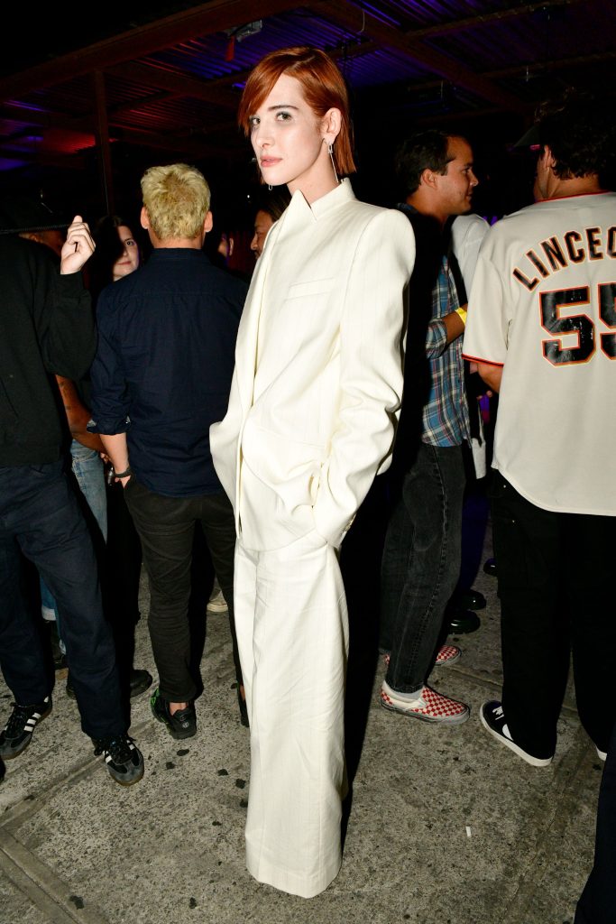 BROOKLYN, NEW YORK - JUNE 21: Hari Nef attends the Interview Mag x Spotify GLOW Party at 3 Dollar Bill on June 21, 2023 in Brooklyn, New York. (Photo by Eugene Gologursky/Getty Images for Spotify )