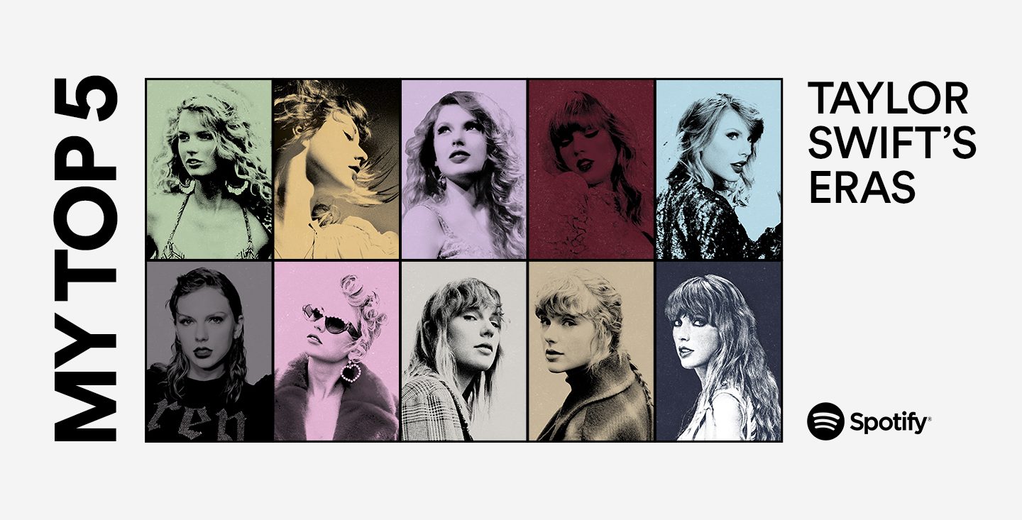 Share Your Top 5 Eras With Spotify's New Taylor Swift 'My Top 5' Experience  — Spotify