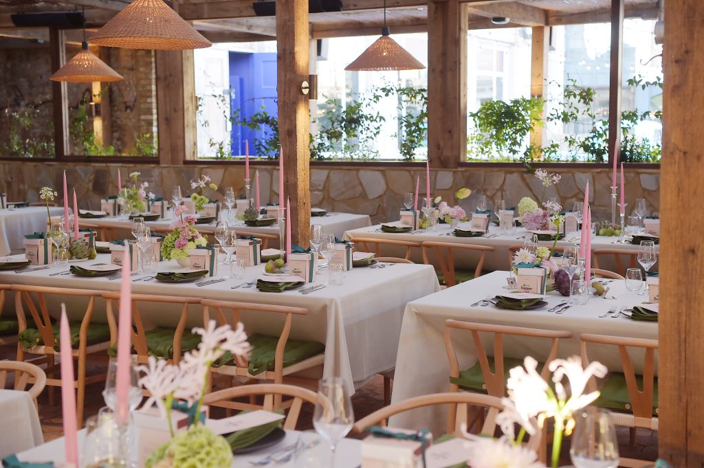 LONDON, ENGLAND - SEPTEMBER 14: A general view at the Spotify Supper London at In Horto on September 14, 2023 in London, England. (Photo by Antony Jones/Getty Images for Spotify)