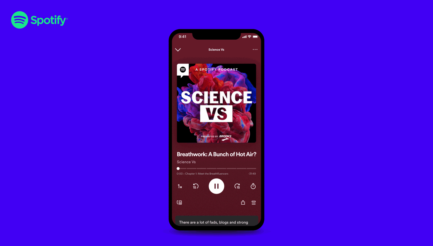 Spotify lança recurso de podcasts com vídeo no Brasil