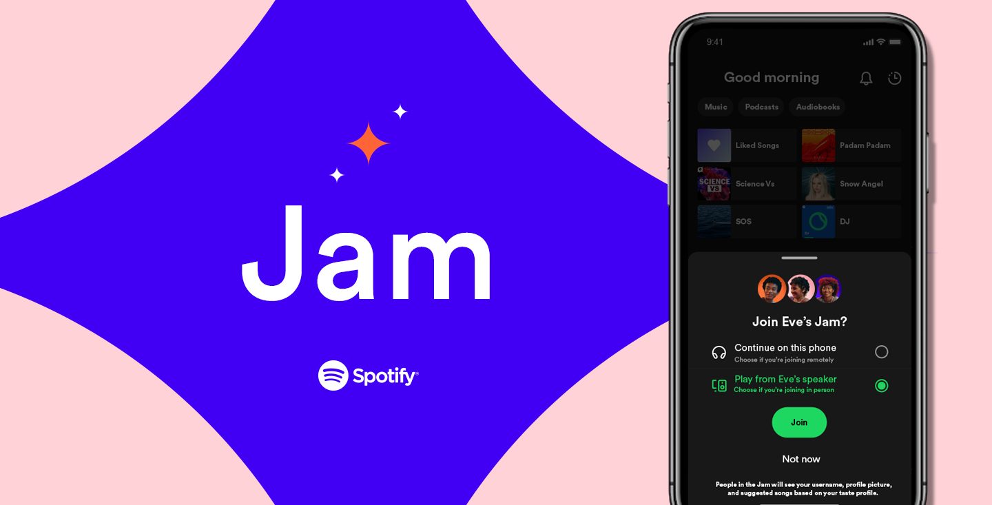 Spotify Unveils Jam, a New, Personalized Way to Listen With Your Entire  Squad — Spotify