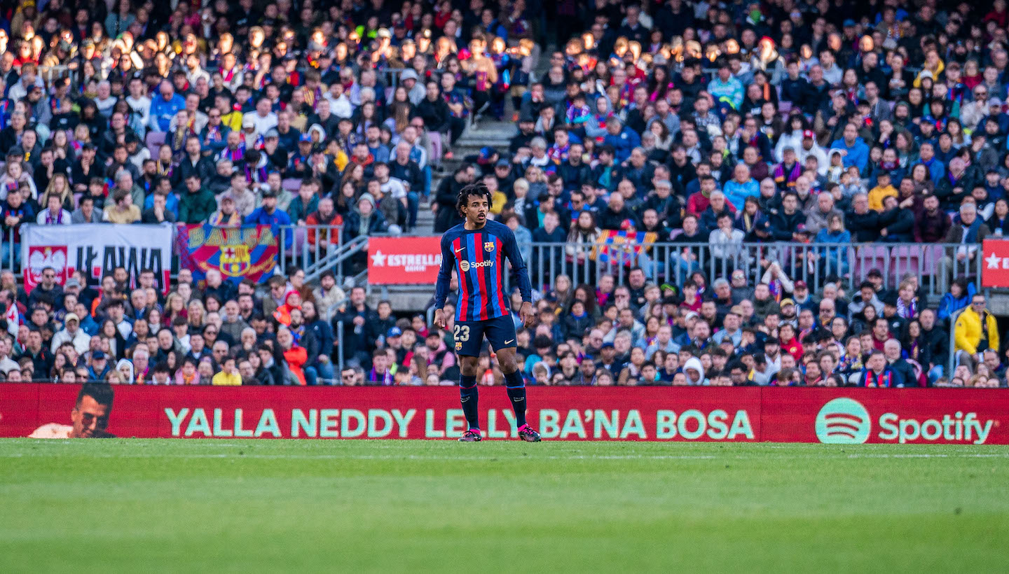 a FC barcelona football game