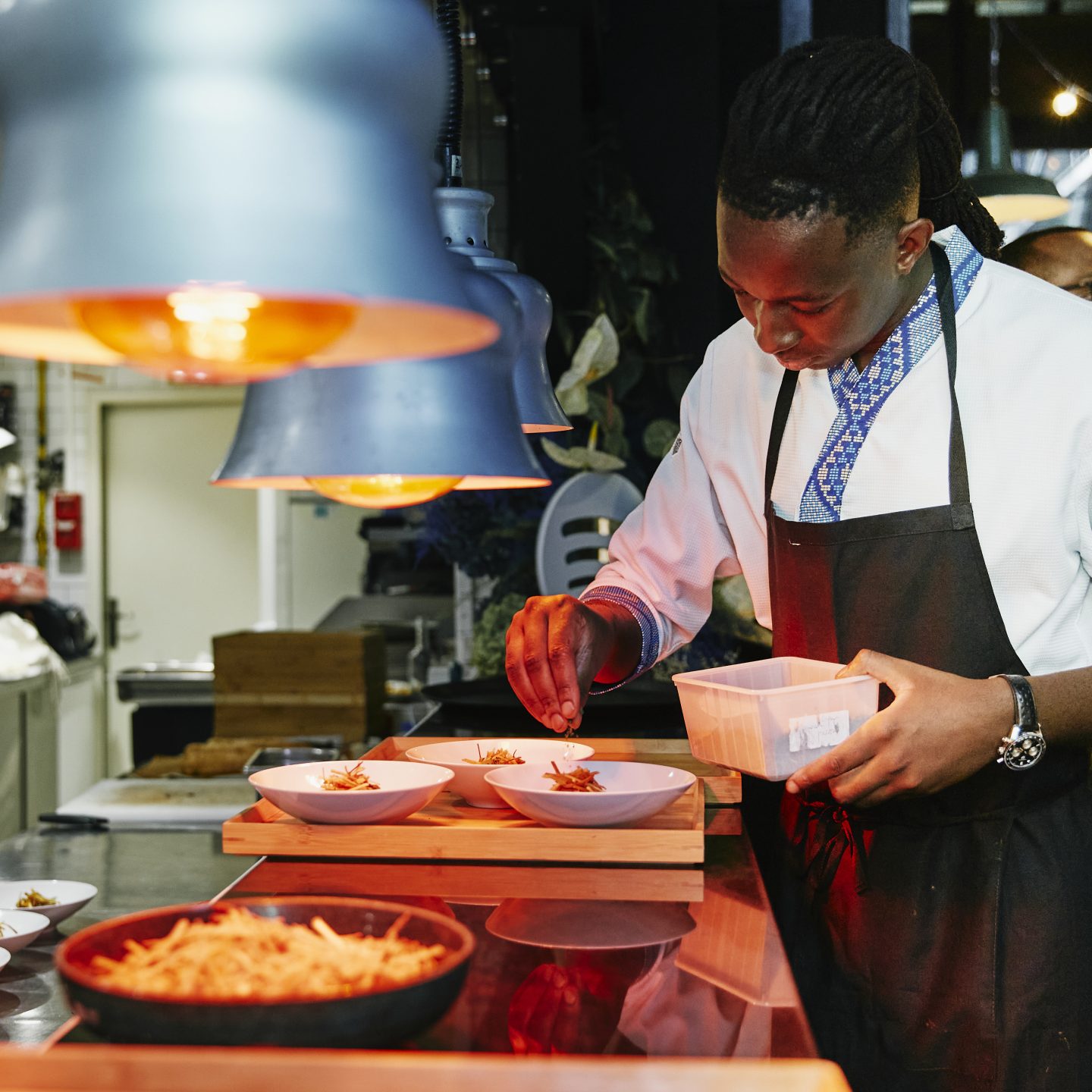 Chef Mory Sacko at Spotify Supper Paris