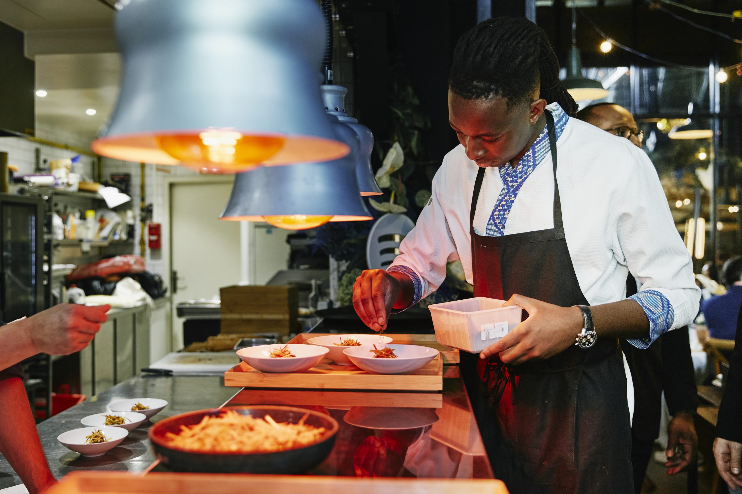 Chef Mory Sacko at Spotify Supper Paris