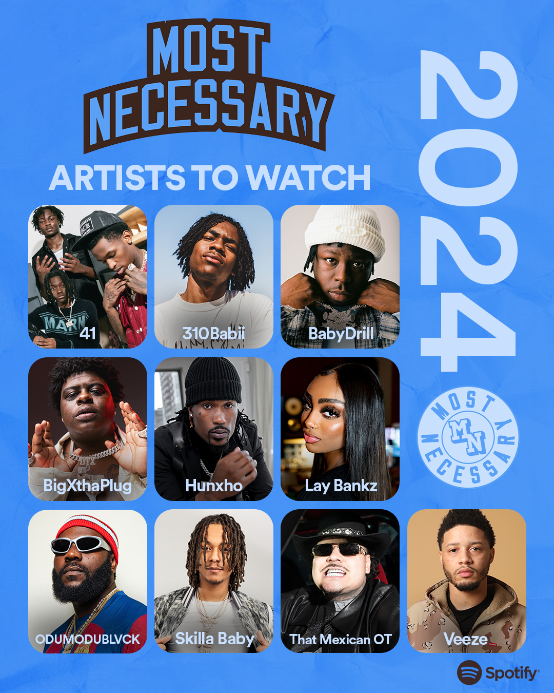 Spotlighting The Artists To Watch In 2024 Spotify   MostNecessary ArtistsToWatch Group 