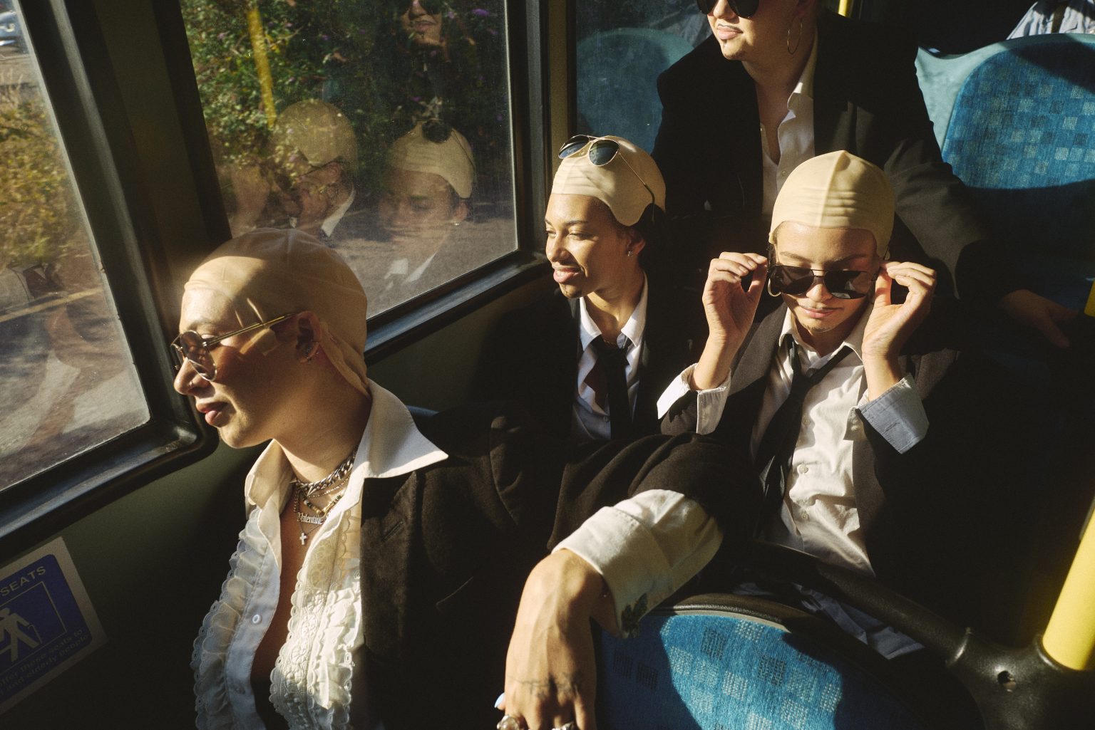 Pitbull tuxedo-wearing devotees, Spotify Fan Life vignette