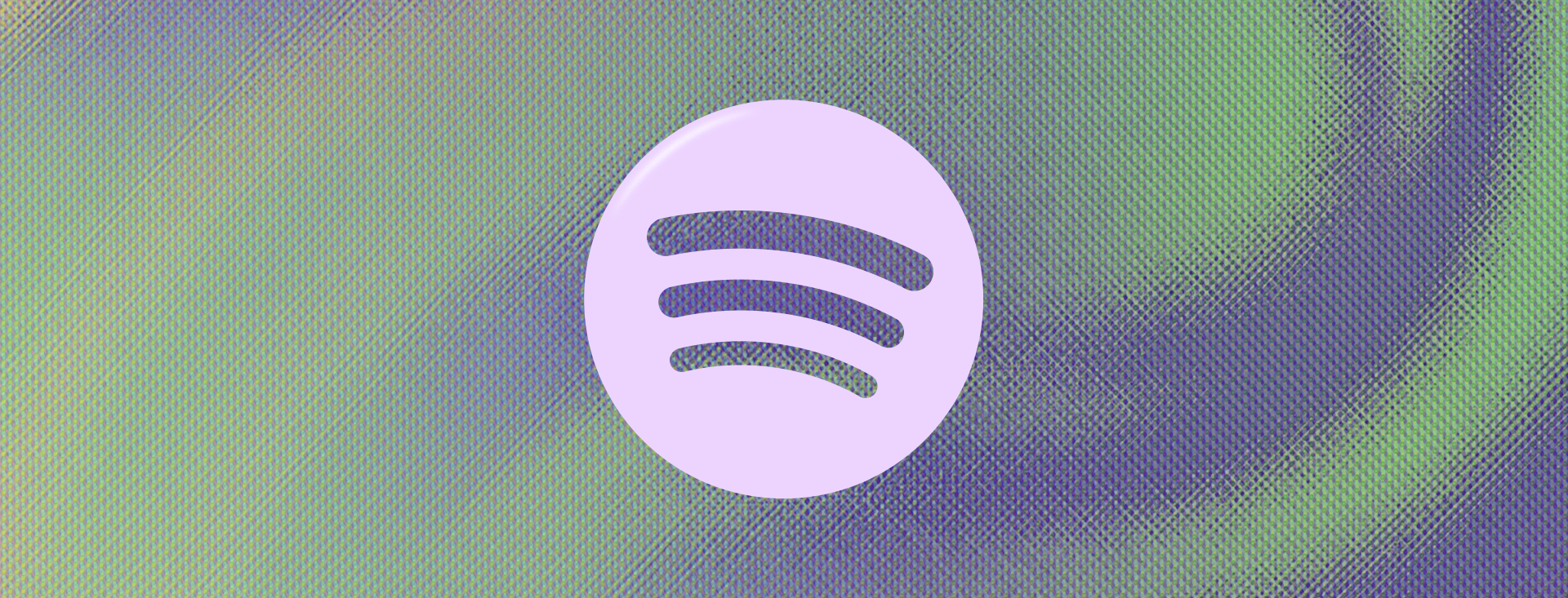 Colorful background with Spotify logo