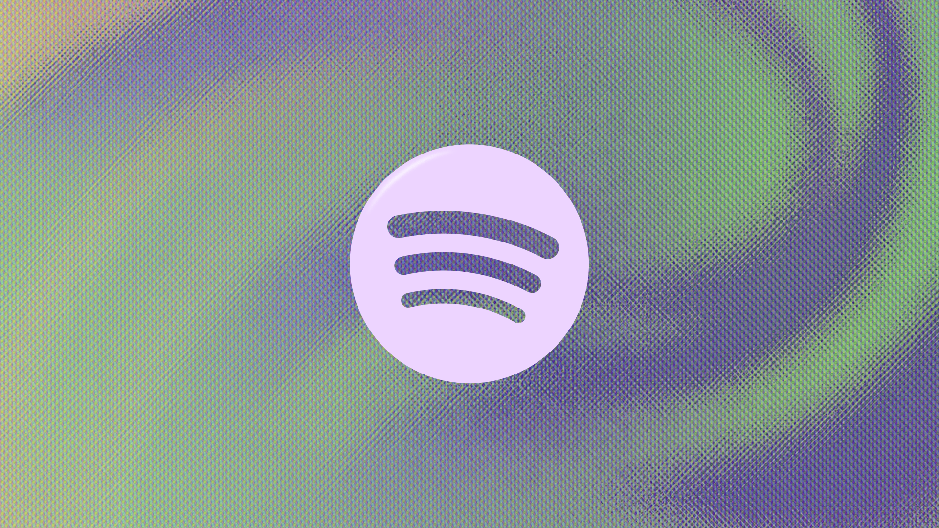 Colorful background with Spotify logo