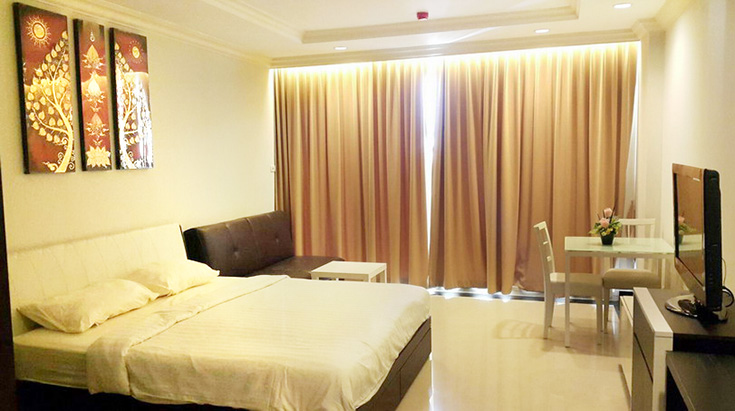 Studio apartment  condo for Rent in Central Pattaya