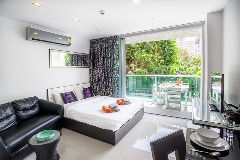 Studio apartment  condo for Rent in Wong Amat
