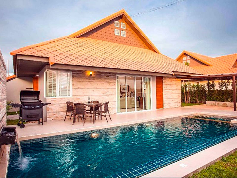 Three bedroom  house for Rent in East Jomtien - Huay Yai