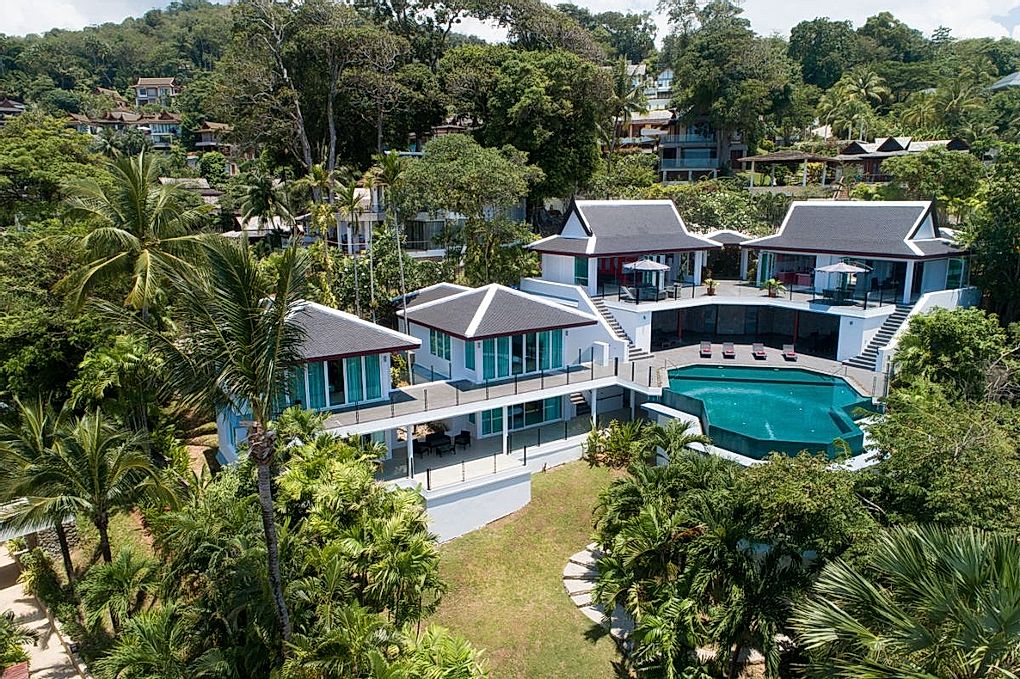 Sea view villa in West of Phuket , Surin Beach