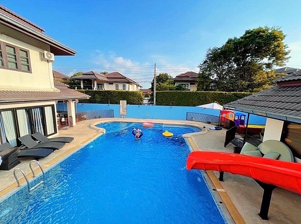 Pool Houses with water slider For Sale in Ban Amphur