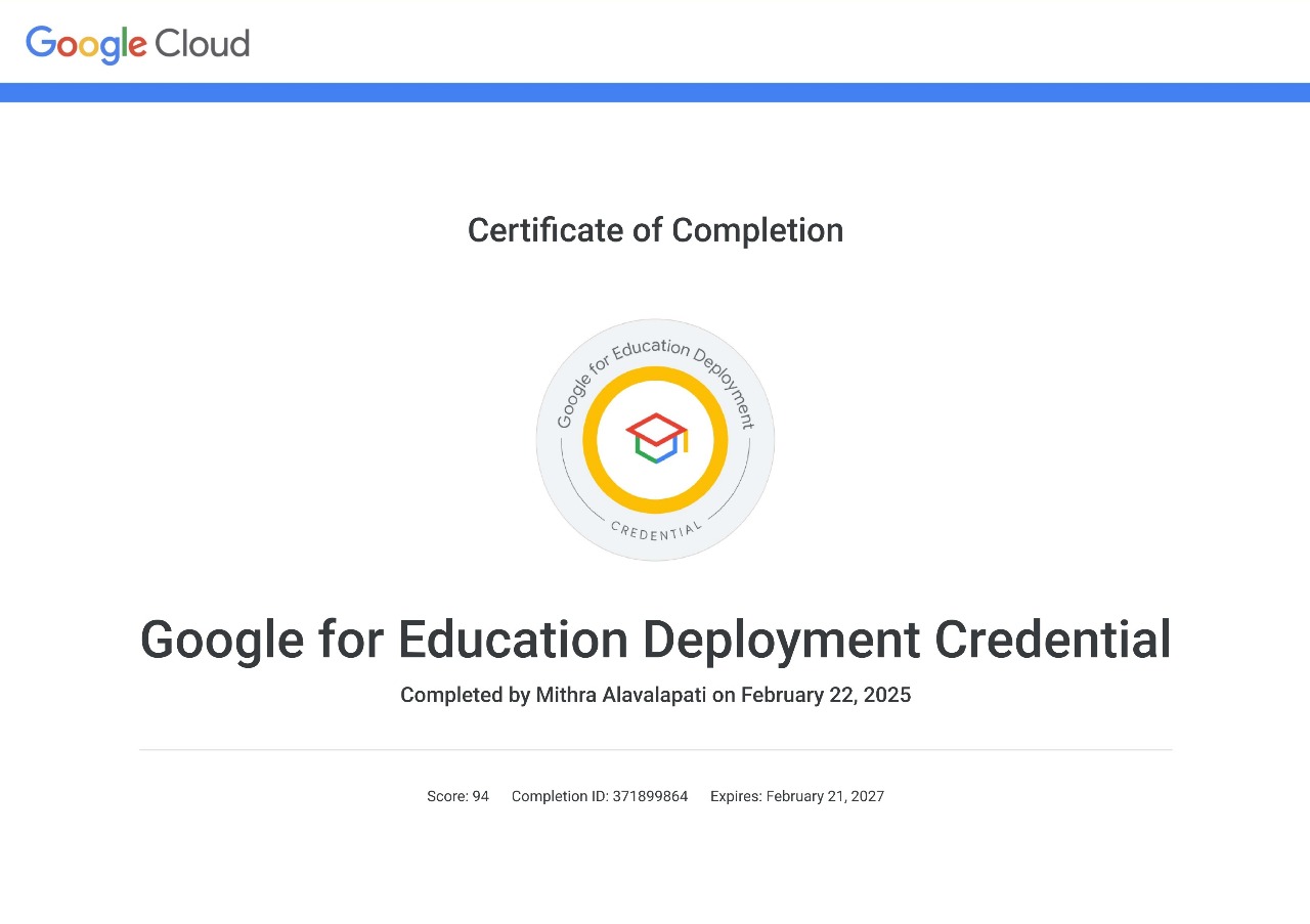 Google for Education Deployment