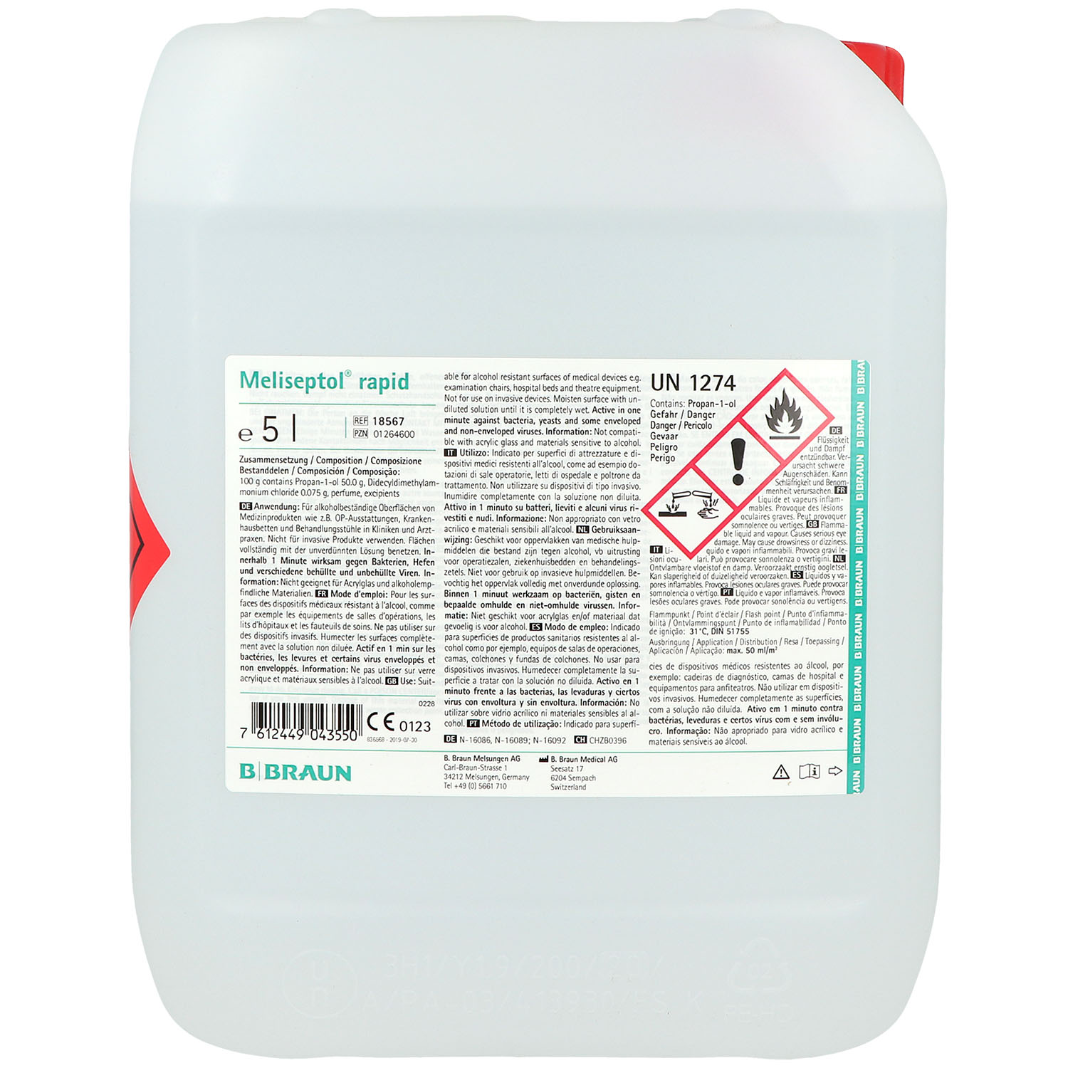 Meliseptol Rapid Flächendesinfektion Meliseptol Rapid Flächendesinfektion