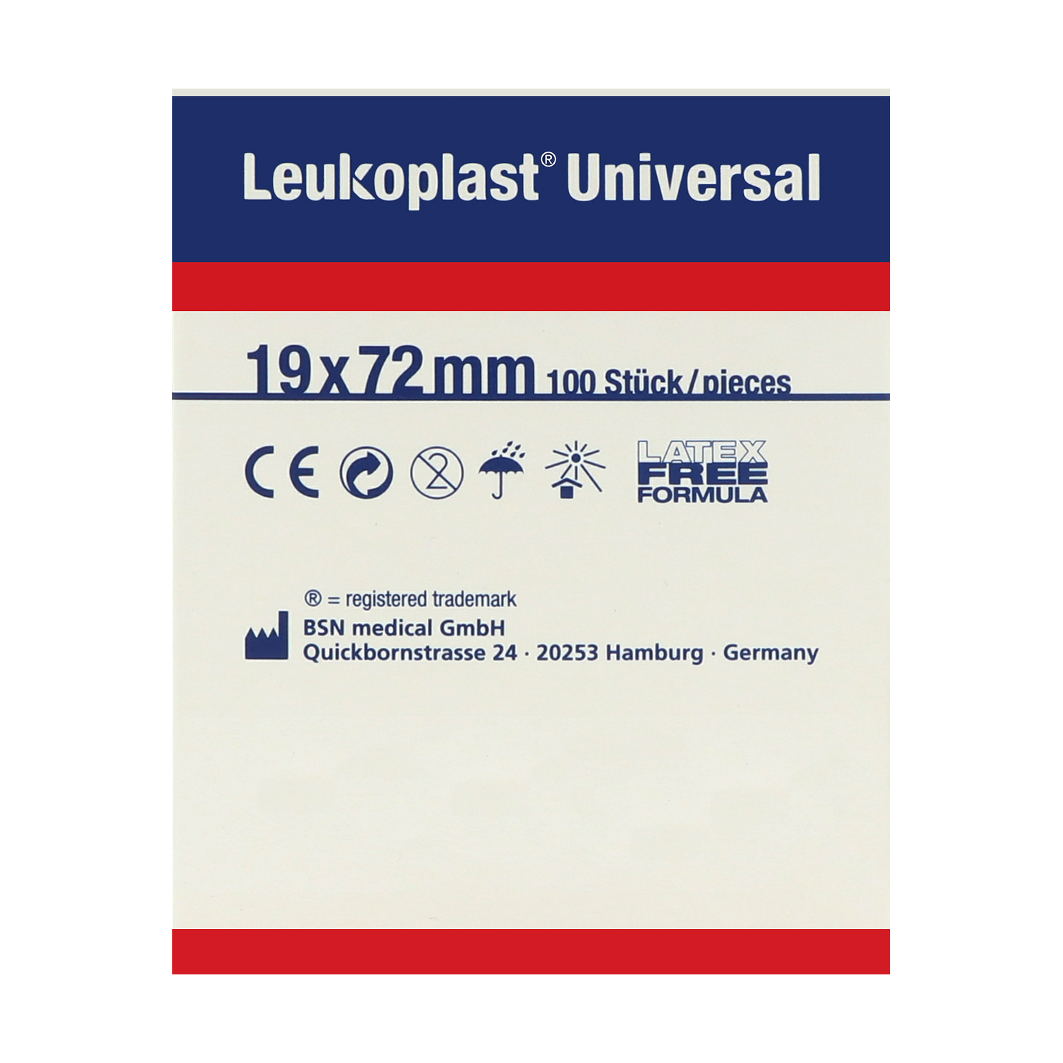 Leukoplast Universal Strips, Wundpflaster, wasserabweisend Leukoplast Universal Strips, Wundpflaster, wasserabweisend