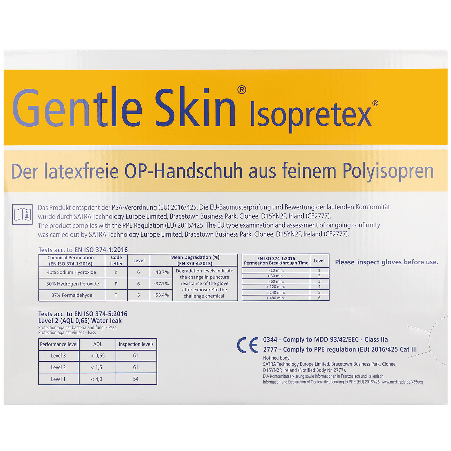Gentle Skin Isopretex OP-Handschuhe Gentle Skin Isopretex OP-Handschuhe