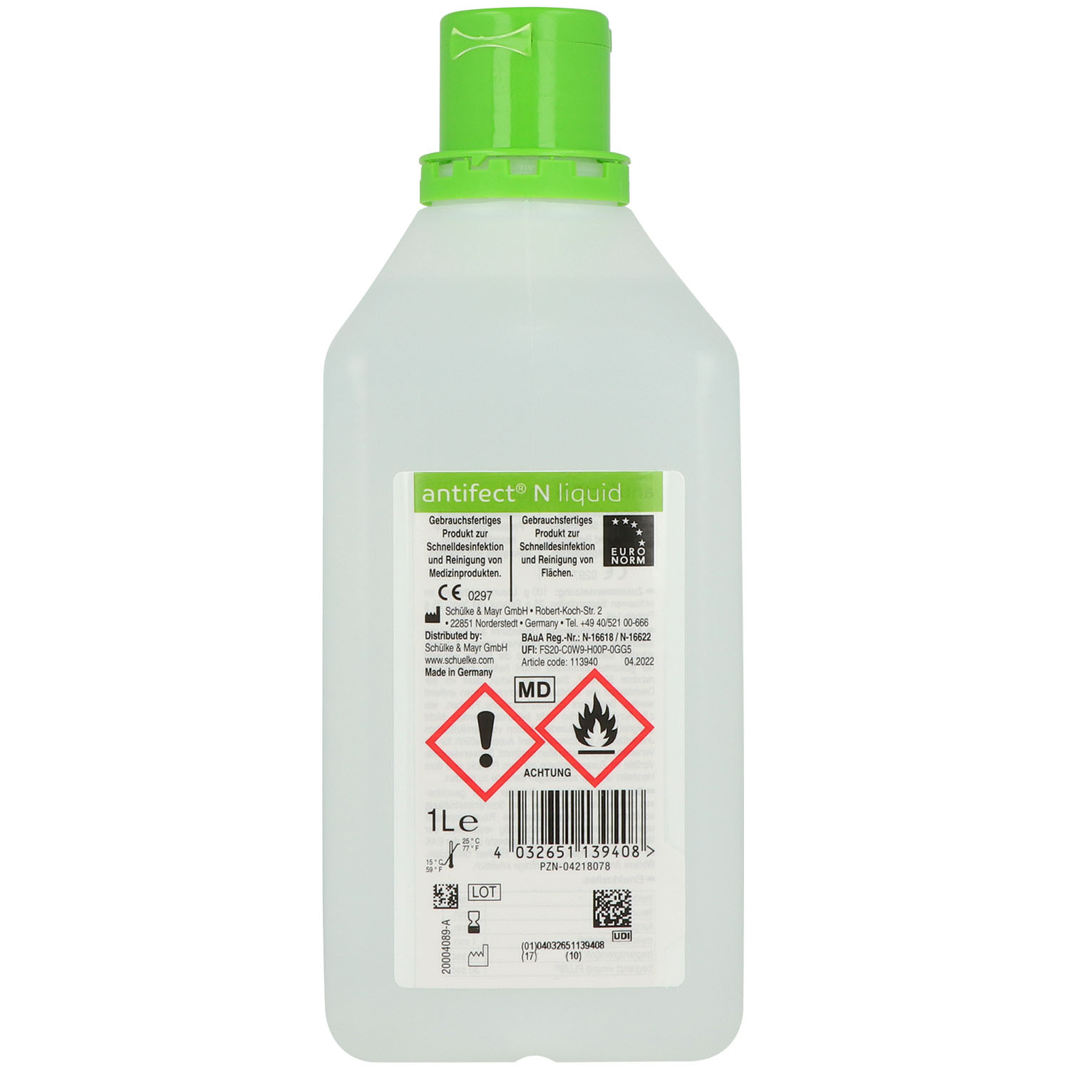 antifect N liquid Flächendesinfektion antifect N liquid Flächendesinfektion