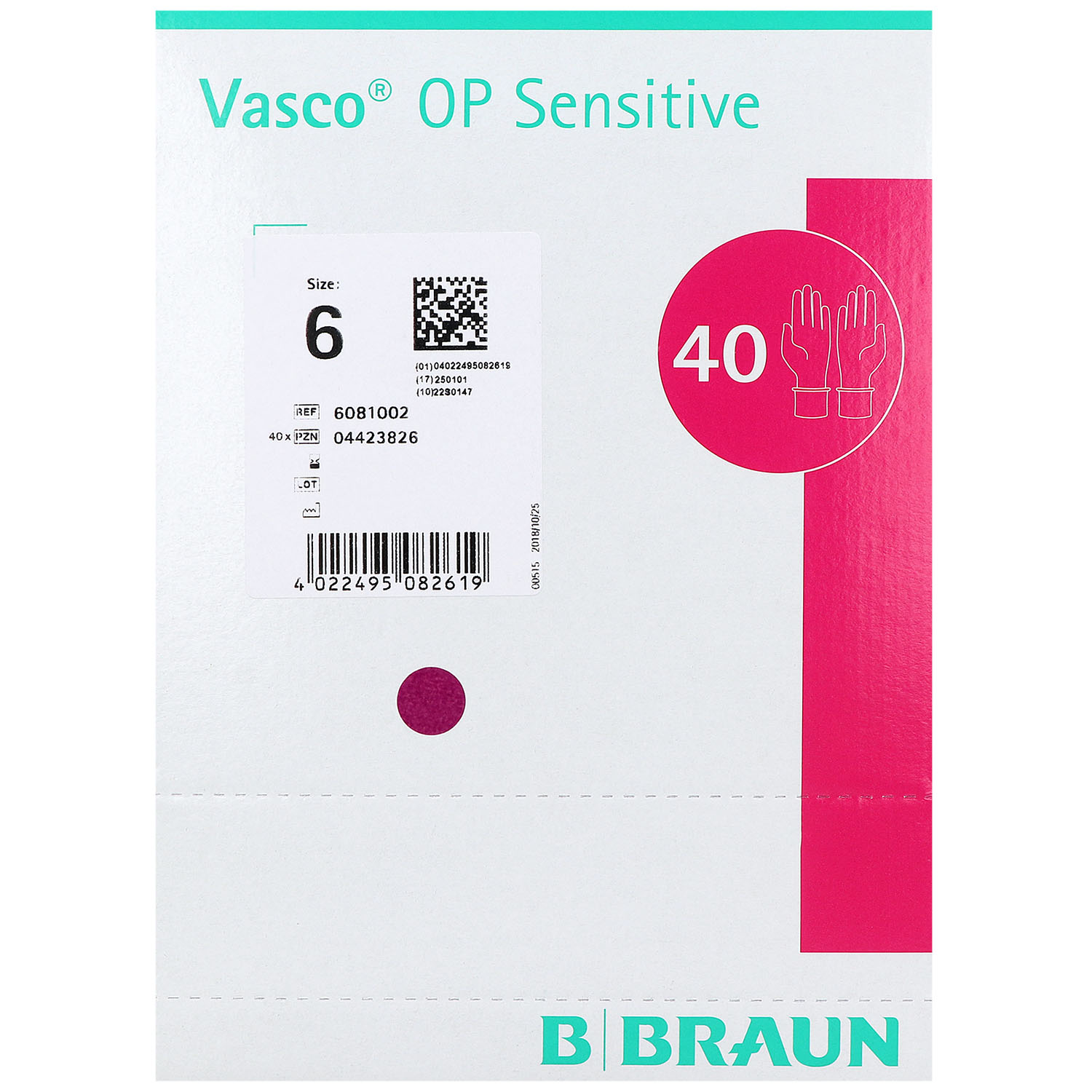 Vasco OP Sensitive, OP-Handschuhe, steril Vasco OP Sensitive, OP-Handschuhe, steril