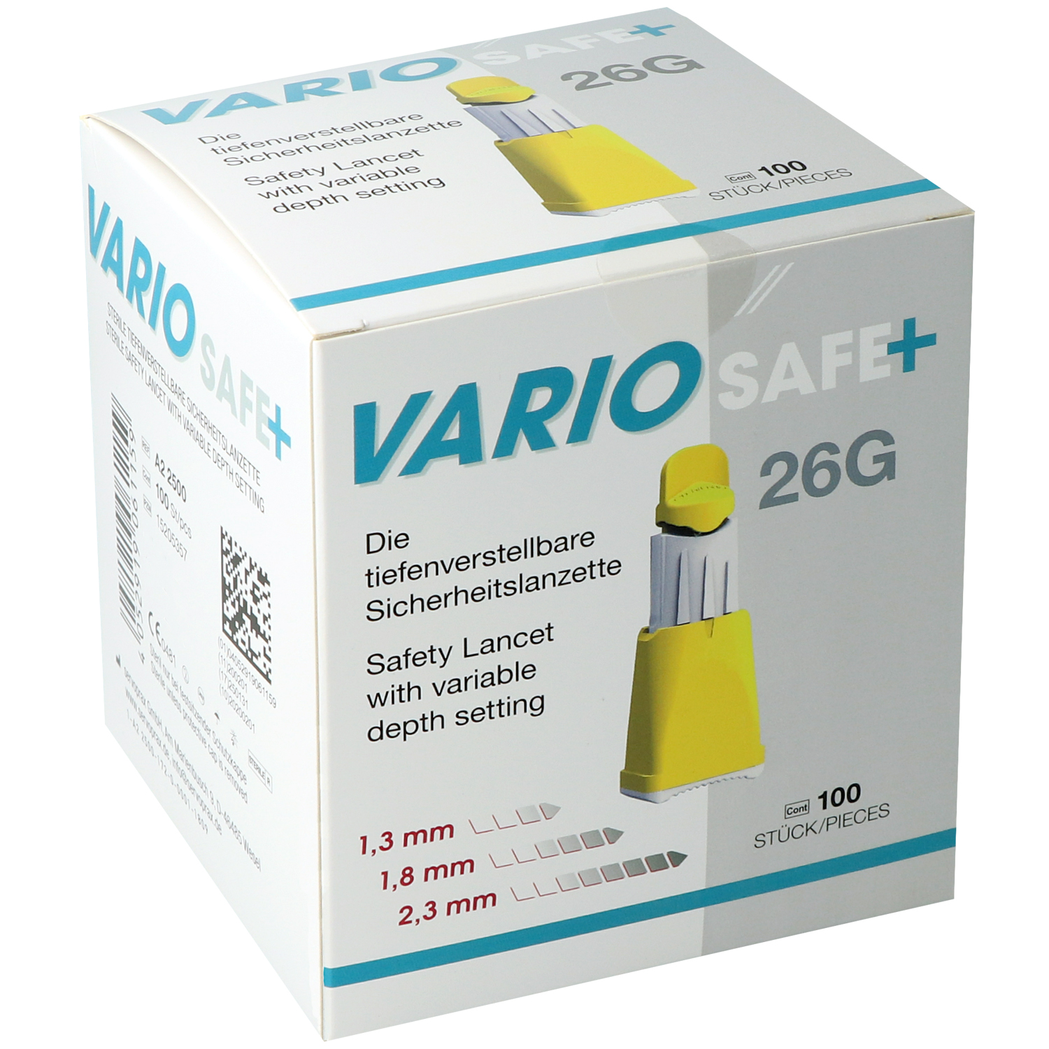 VARIO SAFE Plus Sicherheitslanzetten, tiefenverstellbar VARIO SAFE Plus Sicherheitslanzetten, tiefenverstellbar