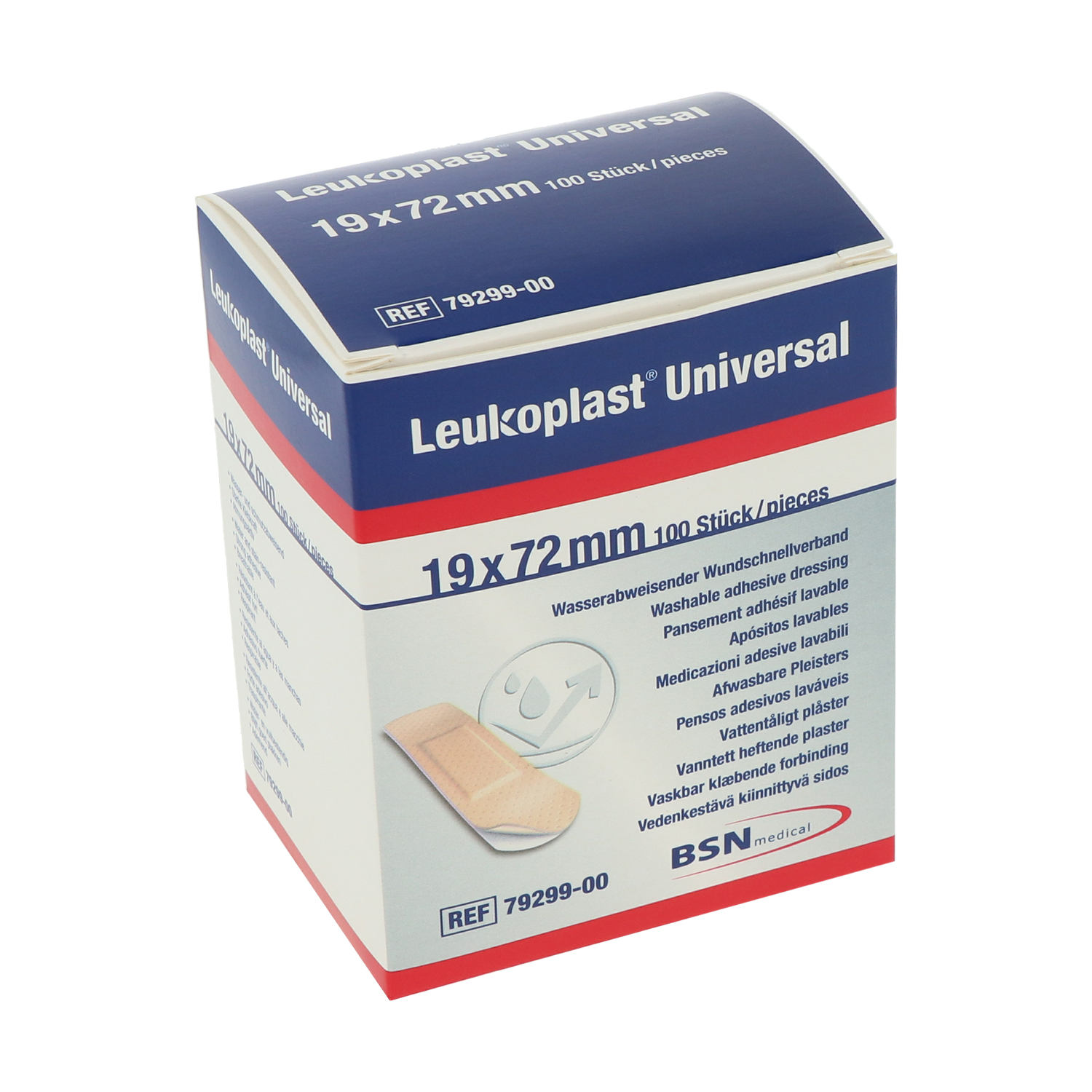 Leukoplast Universal Strips, Wundpflaster, wasserabweisend Leukoplast Universal Strips, Wundpflaster, wasserabweisend