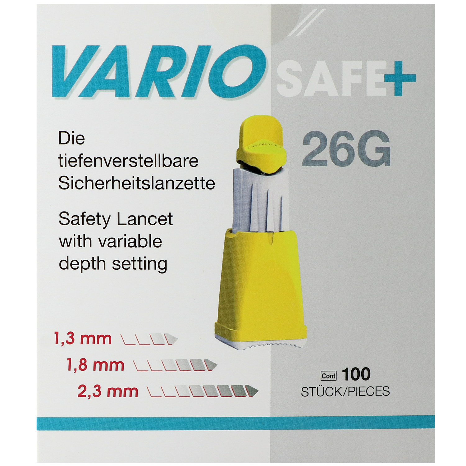VARIO SAFE Plus Sicherheitslanzetten, tiefenverstellbar VARIO SAFE Plus Sicherheitslanzetten, tiefenverstellbar