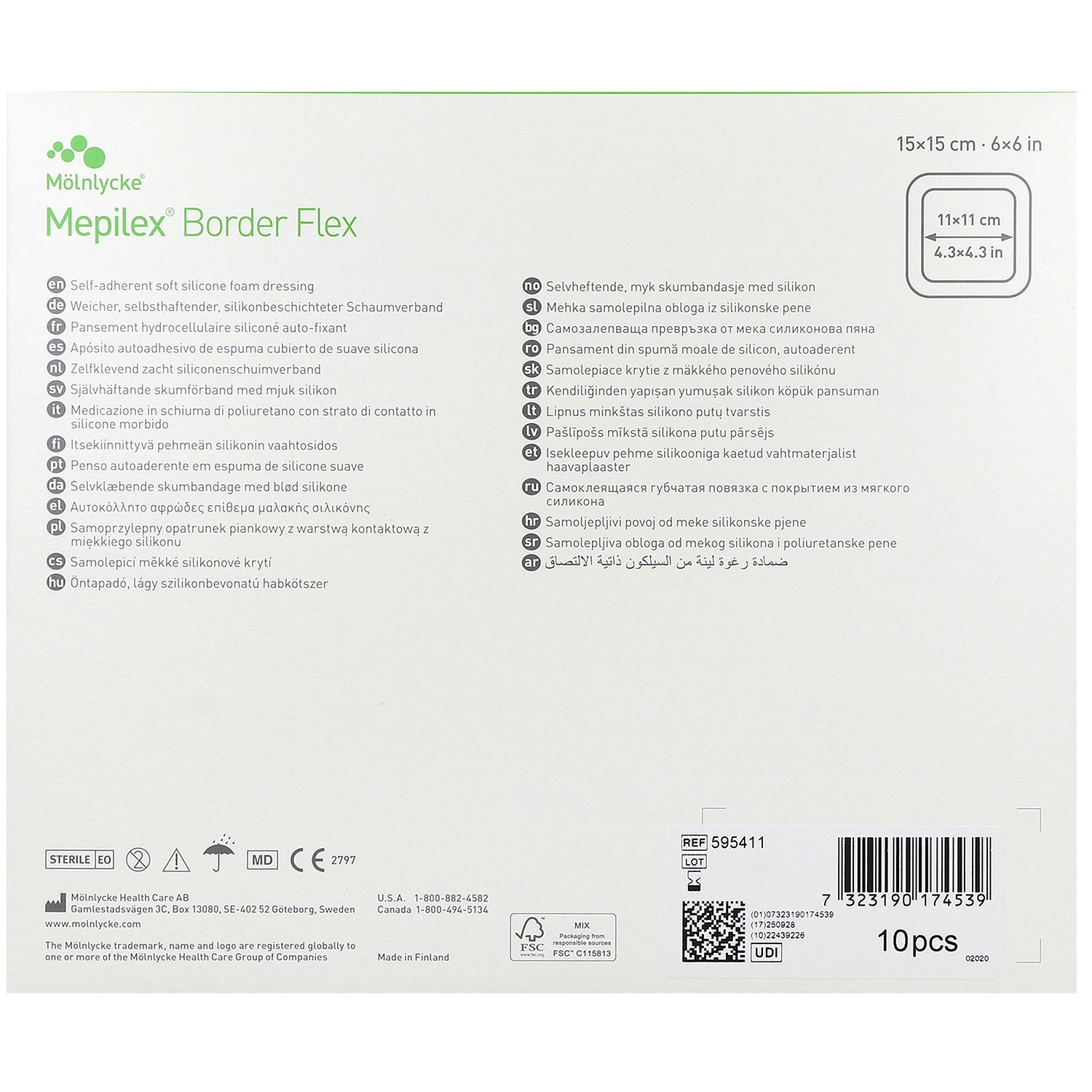 MEPILEX Border Flex Schaumverband haftend MEPILEX Border Flex Schaumverband haftend