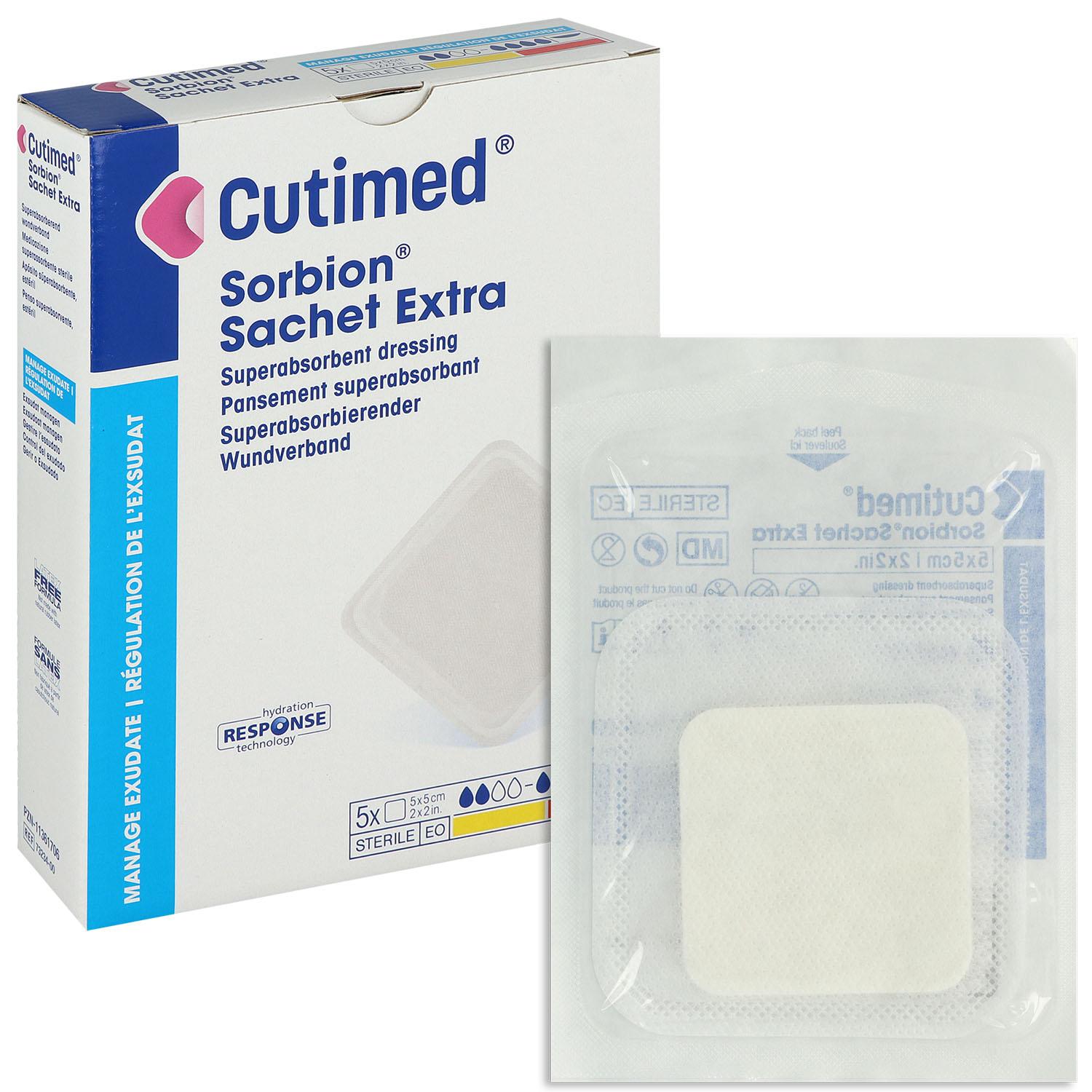 CUTIMED Sorbion Sachet Extra Wundauflage CUTIMED Sorbion Sachet Extra Wundauflage