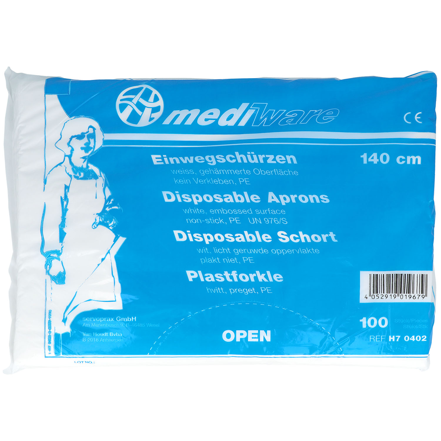 Mediware Einmal-Schürzen in weiß
