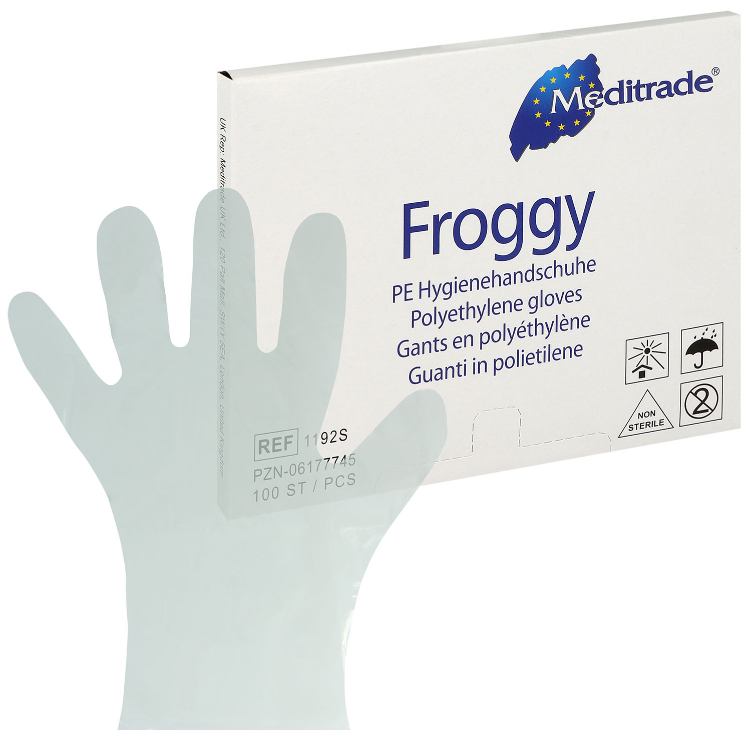 Froggy PE Handschuhe puderfrei unsteril Froggy PE Handschuhe puderfrei unsteril