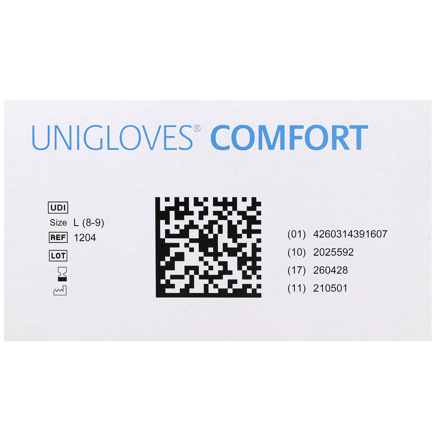 Unigloves COMFORT Latexhandschuhe, puderfrei, weiß Unigloves COMFORT Latexhandschuhe, puderfrei, weiß