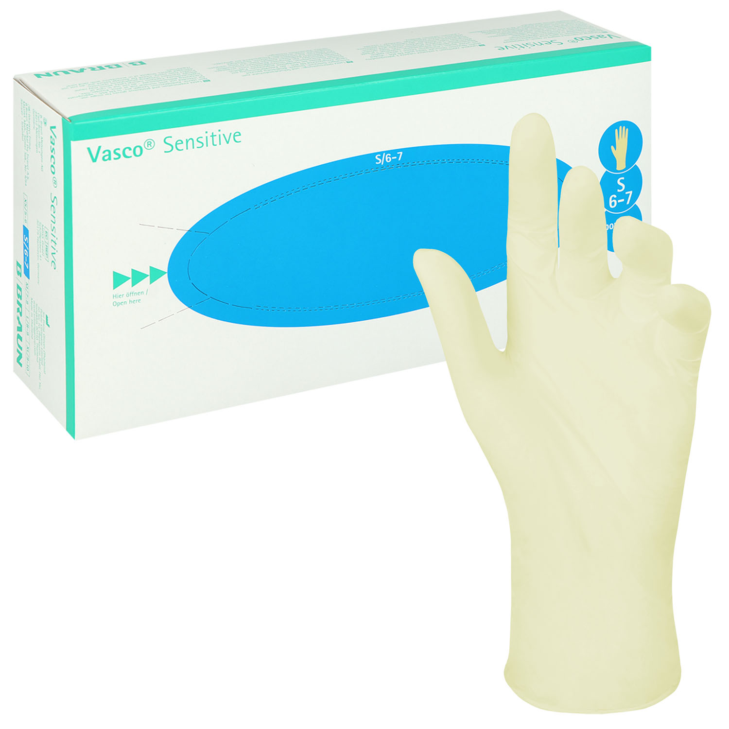 VASCO sensitive Untersuchungshandschuhe aus Latex VASCO sensitive Untersuchungshandschuhe aus Latex