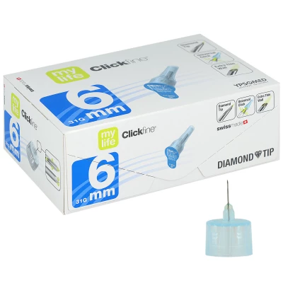 Pen-Nadel vor Verpackung