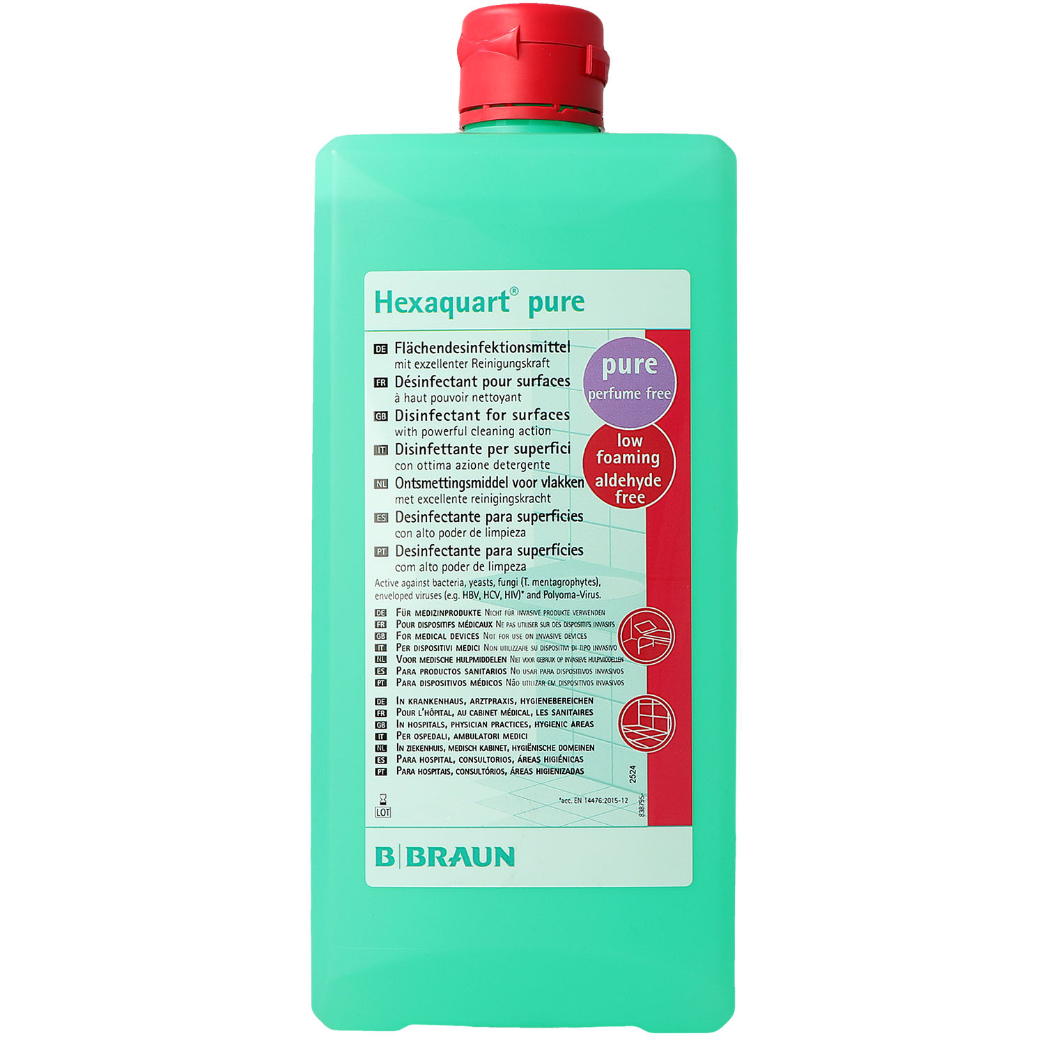 B.BRAUN Hexaquart pure Flächendesinfektionsmittel B.BRAUN Hexaquart pure Flächendesinfektionsmittel