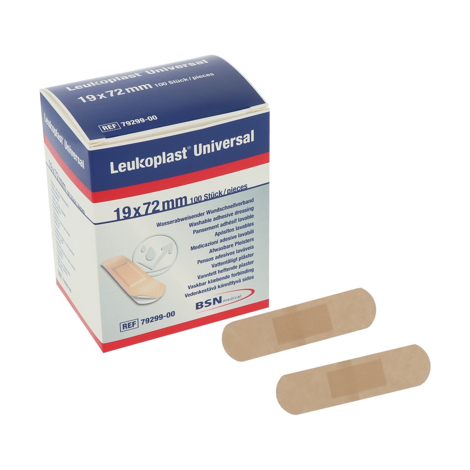 Leukoplast Universal Strips, Wundpflaster, wasserabweisend Leukoplast Universal Strips, Wundpflaster, wasserabweisend