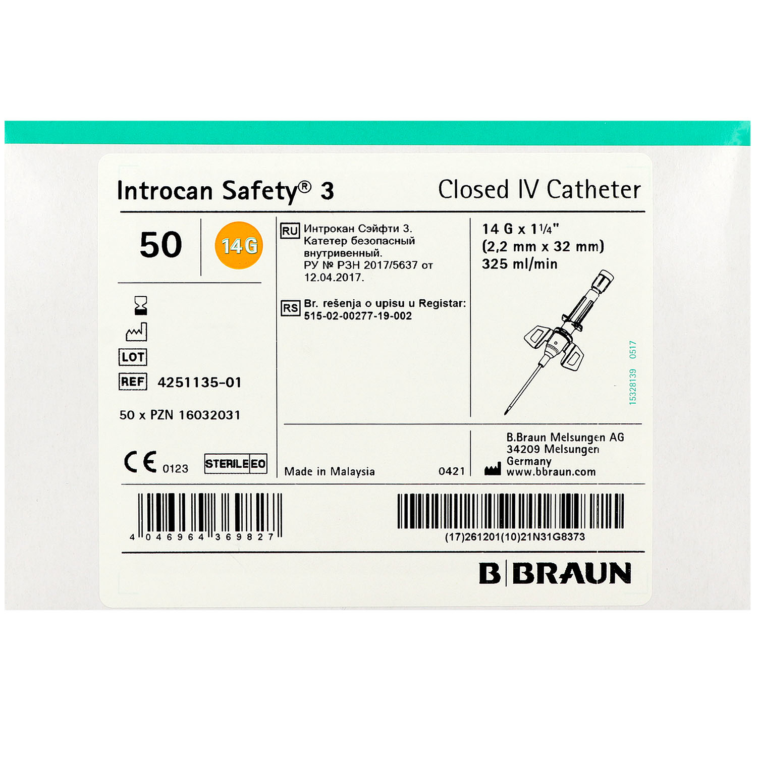 Introcan Safety 3 PUR Venenverweilkanüle Introcan Safety 3 PUR Venenverweilkanüle