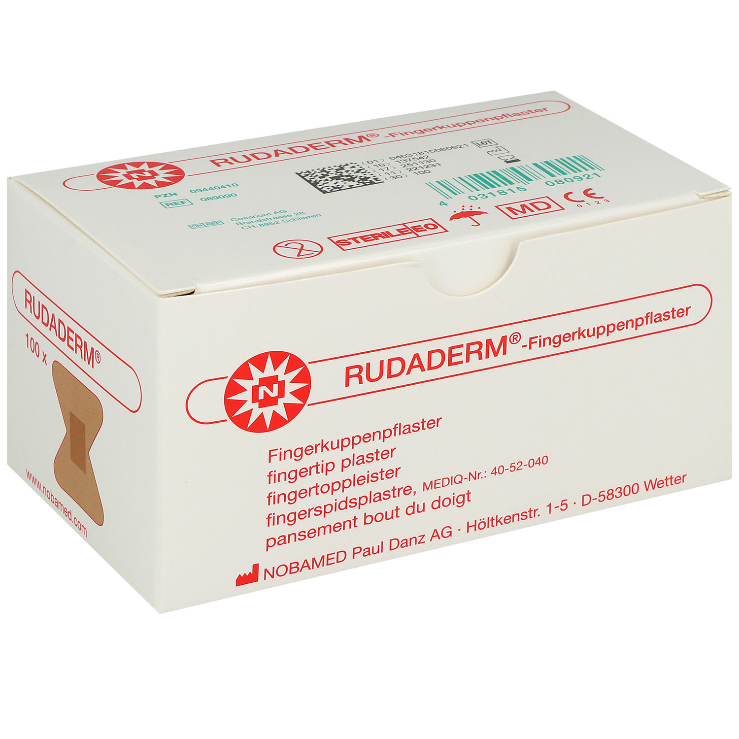 Rudaderm Fingerkuppenpflaster Rudaderm Fingerkuppenpflaster