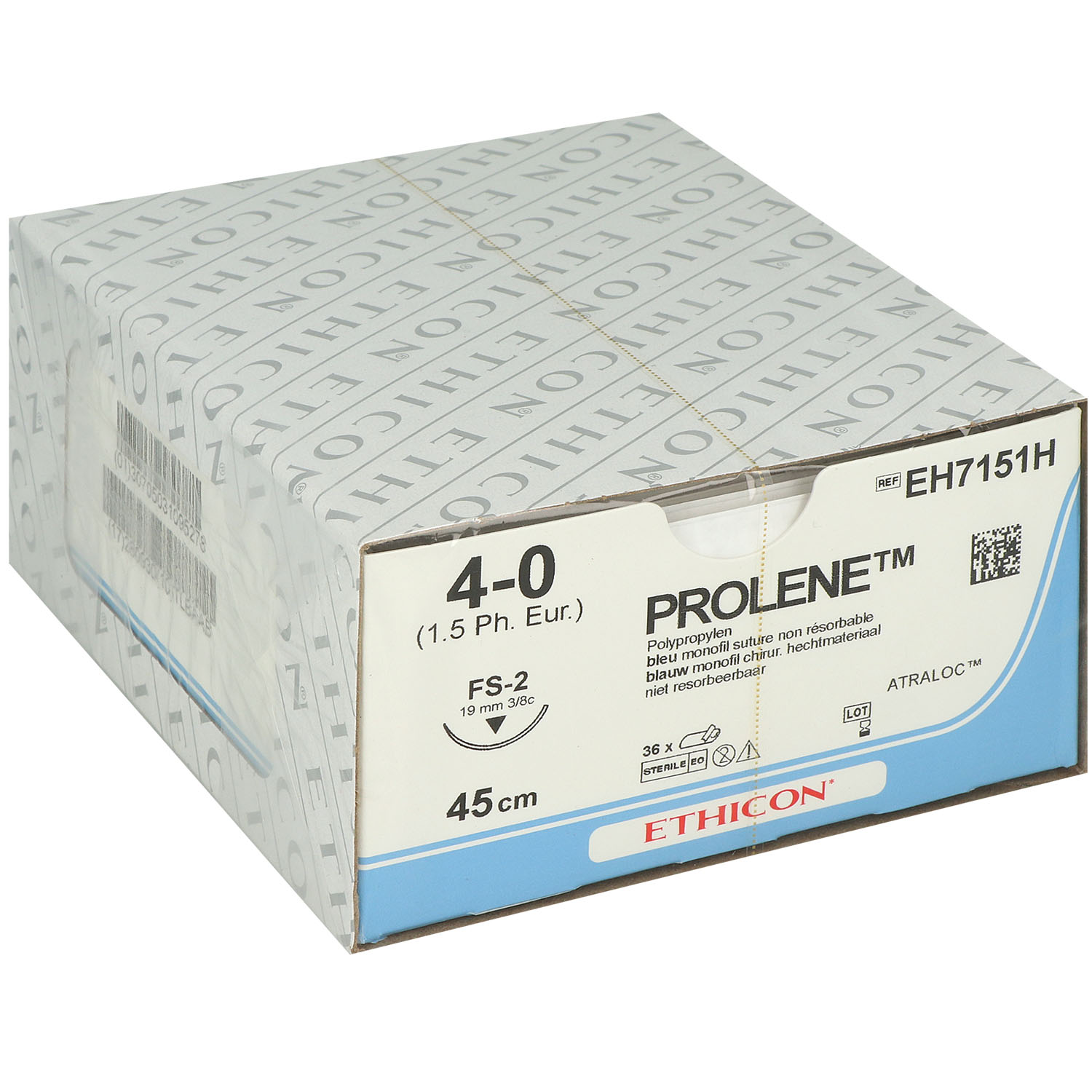 Prolene Polypropylene Suture, blau, FS-2, USP 4-0, 19 mm Prolene Polypropylene Suture, blau, FS-2, USP 4-0, 19 mm