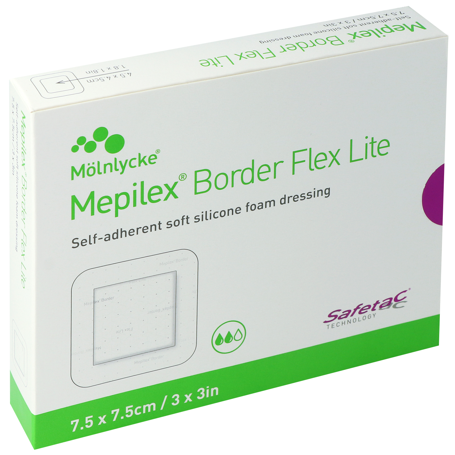 Mepilex Border Flex Lite, dünner Schaumverband, steril Mepilex Border Flex Lite, dünner Schaumverband, steril
