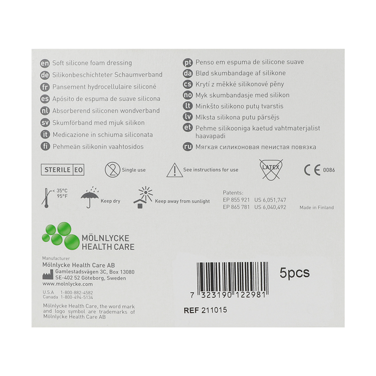 Mepilex XT Schaumverband, steril, nicht haftend Mepilex XT Schaumverband, steril, nicht haftend