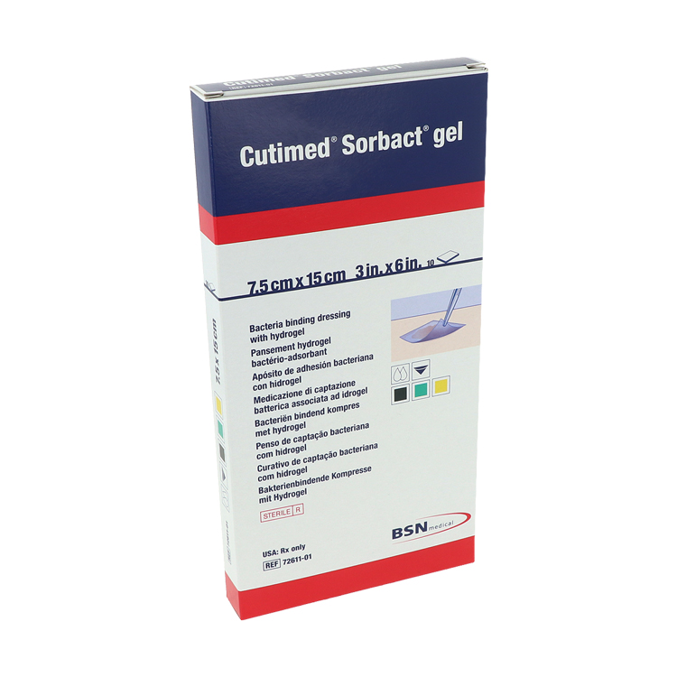 Cutimed Sorbact Gel, keimreduzierende Wundauflage Cutimed Sorbact Gel, keimreduzierende Wundauflage