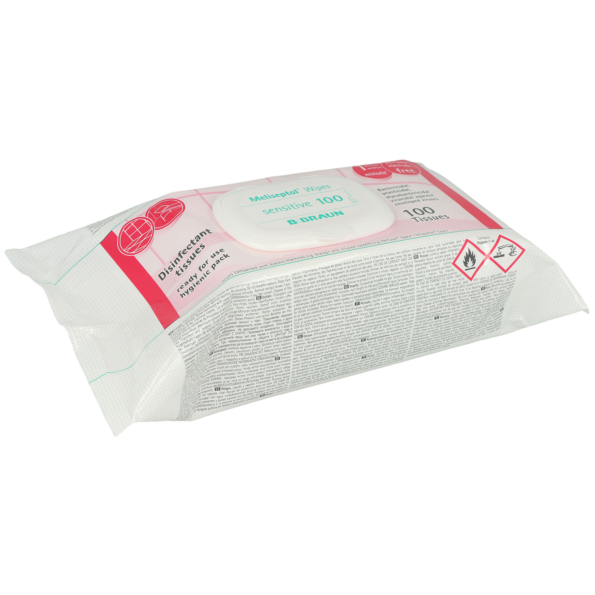Meliseptol Wipes sensitive 100 Flowpack Meliseptol Wipes sensitive 100 Flowpack