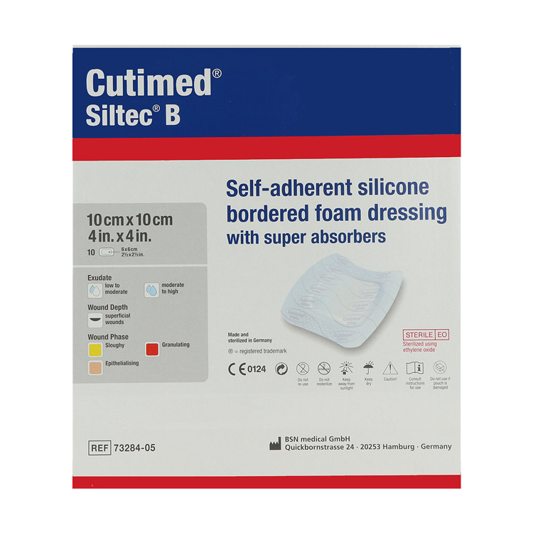 Cutimed Siltec B, hochabsorbierender Schaumverband Cutimed Siltec B, hochabsorbierender Schaumverband