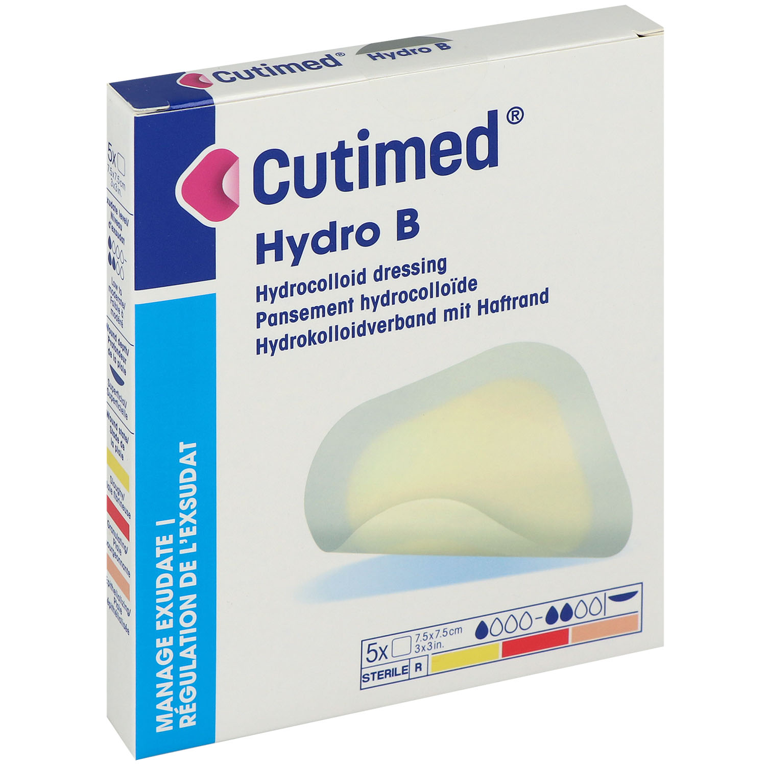 Cutimed Hydro B Hydrokolloidverband mit Haftrand Cutimed Hydro B Hydrokolloidverband mit Haftrand