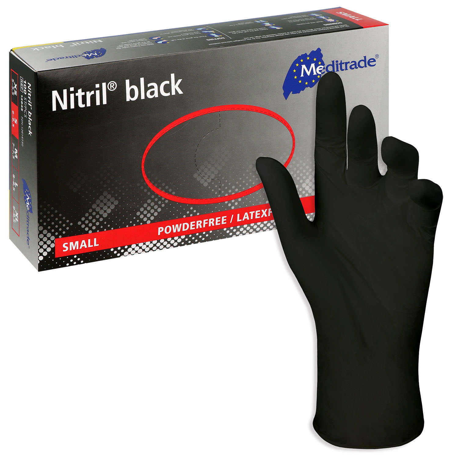 Nitril Black Nitrilhandschuhe puderfrei schwarz Nitril Black Nitrilhandschuhe puderfrei schwarz