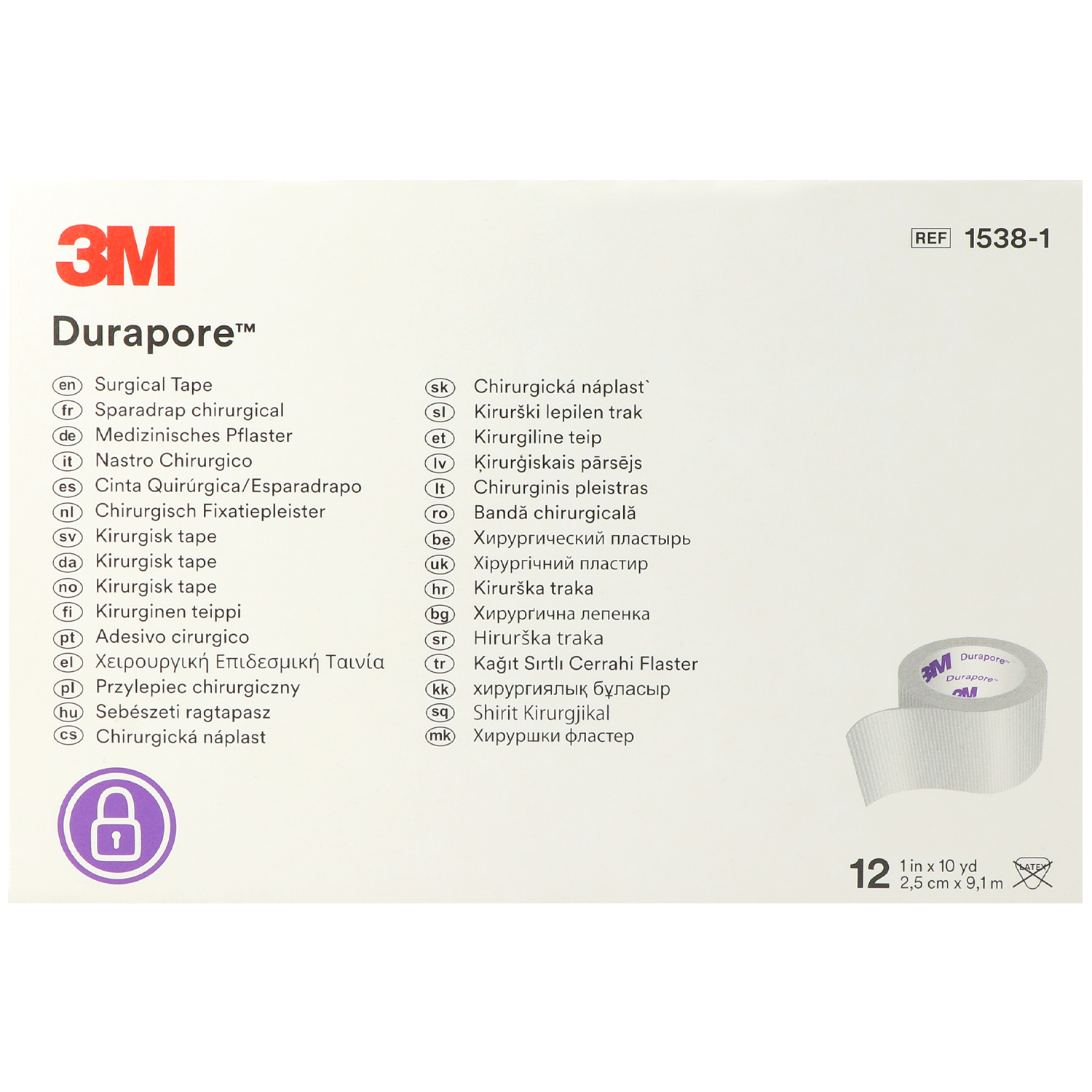 Durapore Kunstseidenpflaster Durapore Kunstseidenpflaster