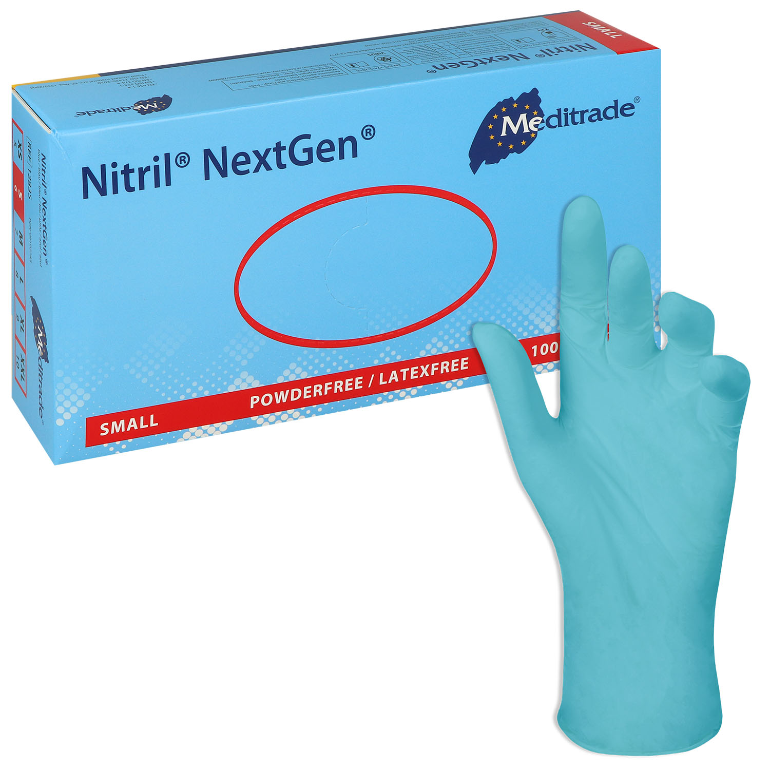 Nitril NextGen Nitrilhandschuhe puderfrei blau Nitril NextGen Nitrilhandschuhe puderfrei blau