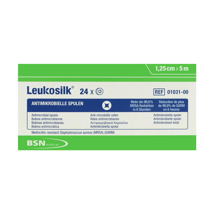 Leukosilk Fixierpflaster, Rollenpflaster Leukosilk Fixierpflaster, Rollenpflaster
